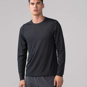 lululemon All Terrain Long Sleeve Reflective in BLACK